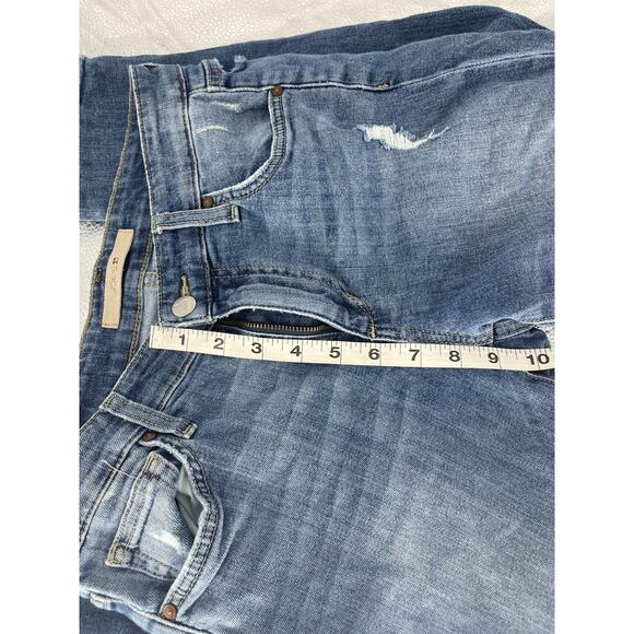 Joe's Jeans Medium Wash Blue Denim Distressed Skinny Jeans Women's Size 26 - Picture 10 of 11